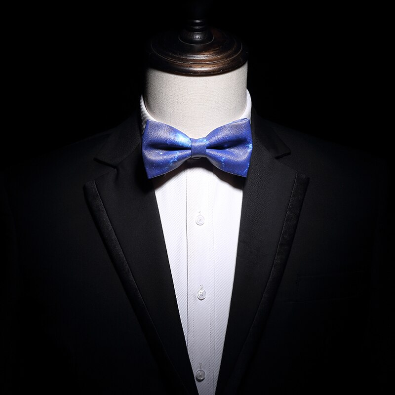 Jemygins originale bowtie trykt pu syntetisk læder håndlavet bow tie box sæt til unge mænd bryllupsfest butterfly