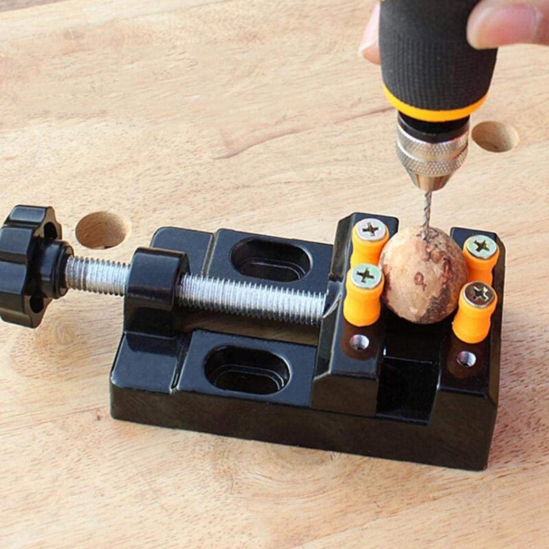 Mini Flat Clamp Table Jaw Bench Clamp Drill Vice Opening Table Vise Universal Mini Bench Vise Clamp Carving Fixed Tools