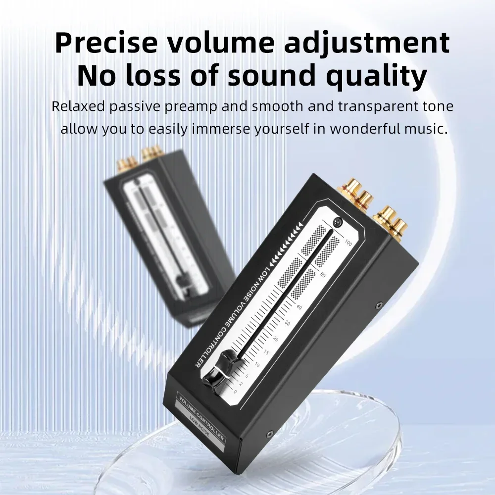 Precyzyjny pasywny regulator głośności przedwzmacniacza Przedwzmacniacze HiFi pasują do wzmacniaczy mocy lub aktywnych głośników