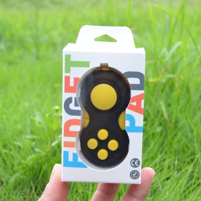 Antistress Puzzel antistress Pad Antistress Spel Handvat 6 kleur Decompressie Volwassen Kid Speelgoed voor kinderen: Geel