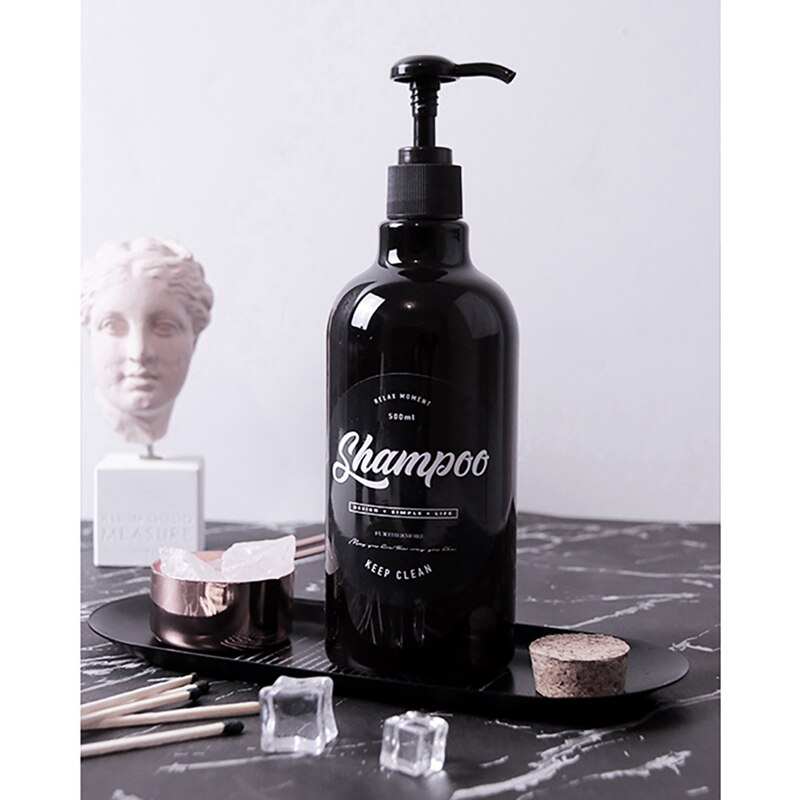 Hervulbare lege fles verdeelde reisfles shampoo douchegel conditioner container persfles getagd: Rz1991a