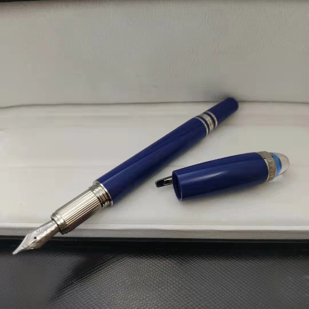 Stylo à bille de luxe Mb planète bleue en métal spécial, nouveauté 2022: B