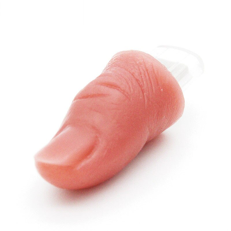 JASTER di personalità del fumetto di sesso maschile/femminile dito USB 2.0 flash drive 4GB 8GB 16GB 32GB 64GB 128GB bastone di memoria di archiviazione esterna: 16GB / Red