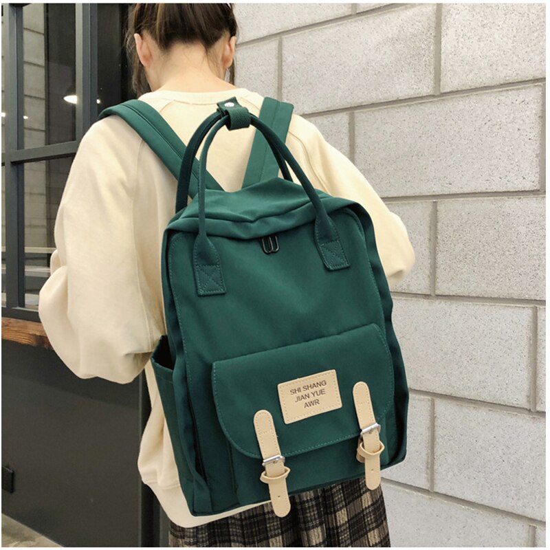 Neue Weibliche Schule Taschen für Mädchen Teenager-Student Schule Rucksack Frauen Frische Campus Junior Hohe Schule Bookbags Leichte