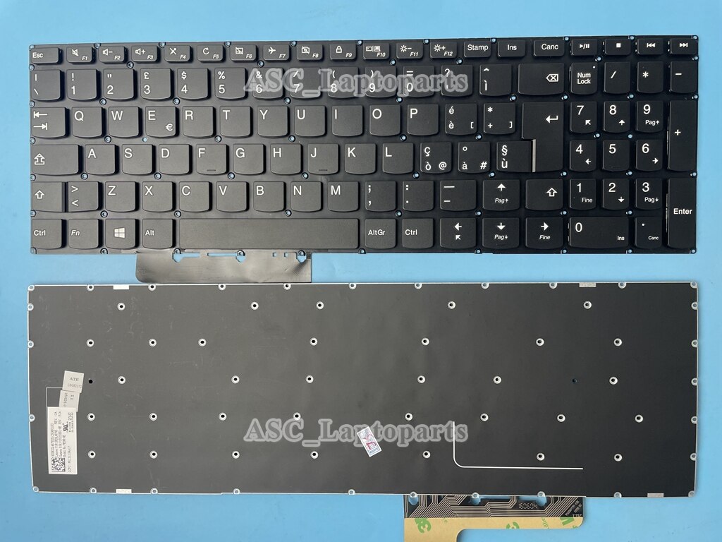 Tastiera con Top Case LENOVO IdeaPad 330-15IGM 330-15AST 330-15IKB (Silver) Italiana