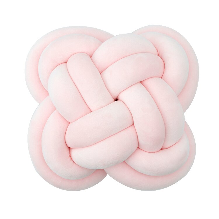 Bumpers Kussen Knoop Kussens Baby Knuffel Kussen Wieg Bumper Weven Bescherming Kussen Pad Accessoires YYJ006: YYJ006F