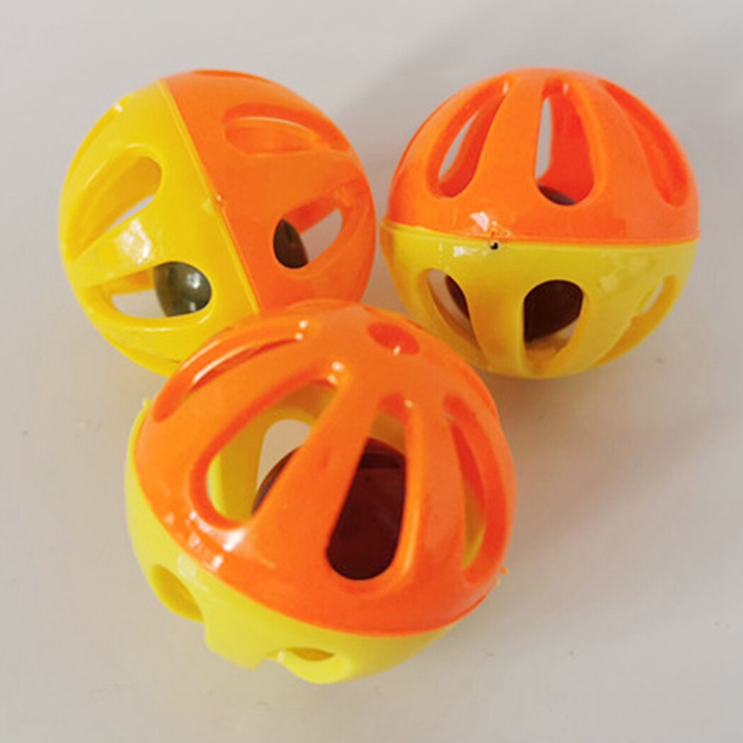 5 stk /10 stk katteleke katt bjelle ball leker interaktiv morsom plast katt jingle ball leke katt tilbehør katt leker til katt kattunge