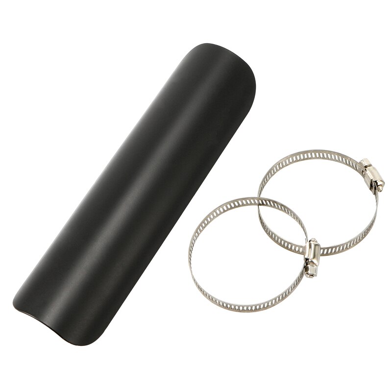 Protector de calor para tubo de escape de motocicleta, cubierta Universal antiquemaduras para Harley, personalizada, Chopper, Cruiser, Road King, Softail: Style 4
