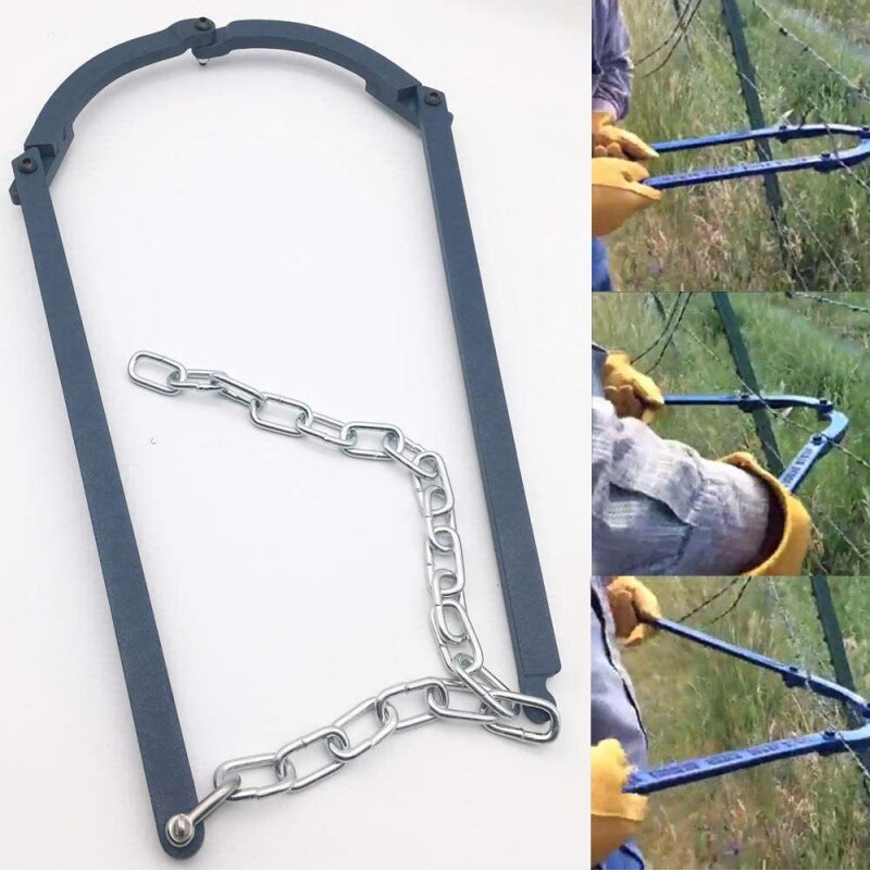 Garden Fence Fixer Heavy Duty Fence Fixer Wire Fence Repair Tool Farm Fence Stretcher Puller Fence Barbed Wire Strainer