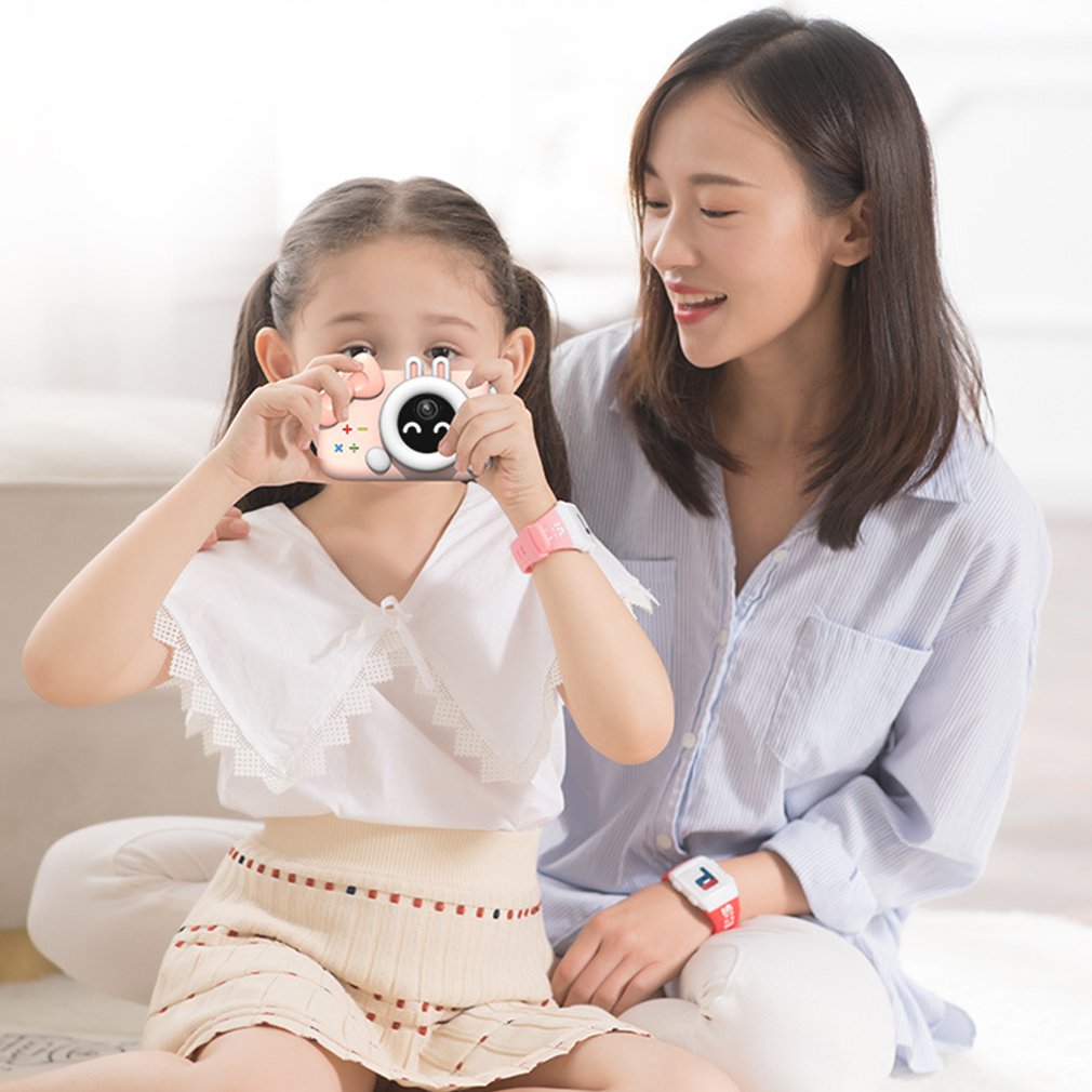 Børn mini kamera fuld  hd 1080p bærbar digital video fotokamera 2 tommer skærm display børn til barn spil undersøgelse kamera