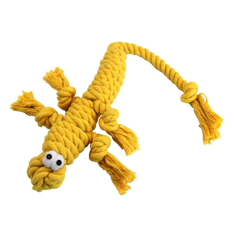 Durable Crocodile Doll Tough Dog Clean Teeth Cotton Rope Chewing Toy Puppy Chew