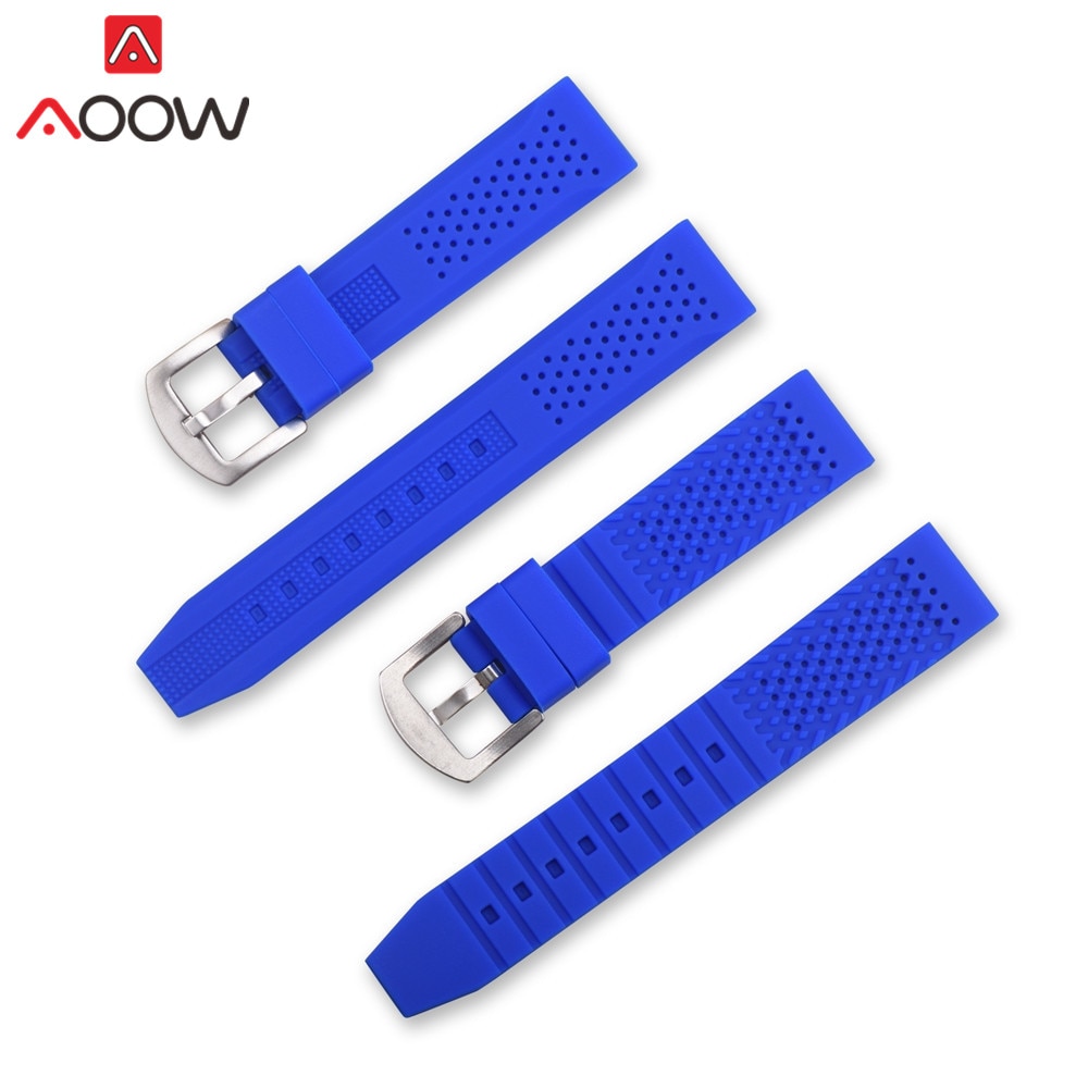 Pulseira universal de silicone, pulseira à prova d&#39;água para gear s2 s3, 16mm, 18mm, 20mm, 22mm e 24mm