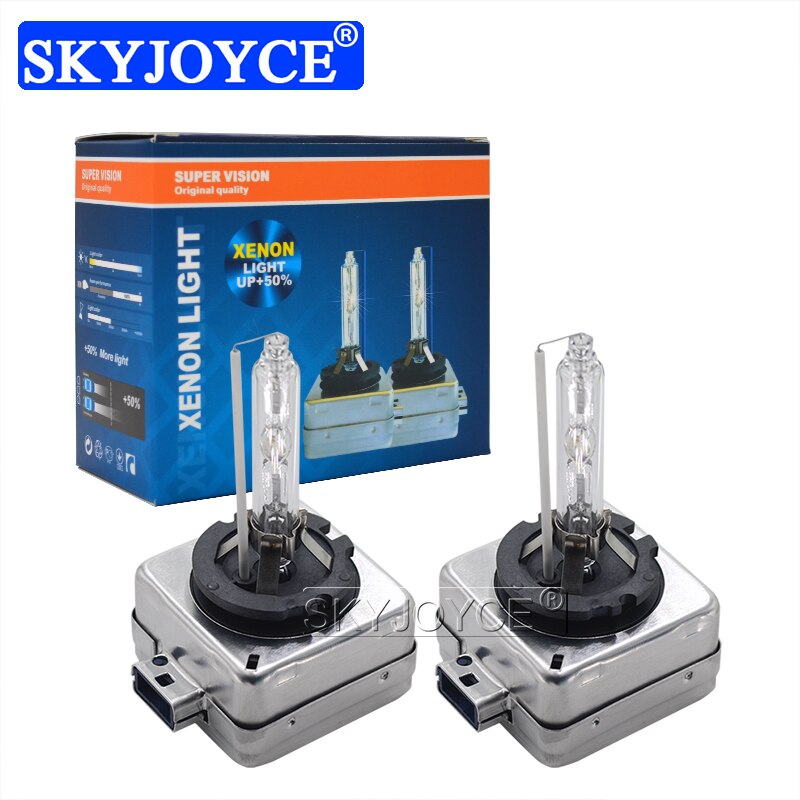 SKYJOYCE 2PCS OEM D8S 25W HID Xenon Bulbs 4300K 5000K 6000K 8000K D8S Auto Light Replacement Bulb 66548 For Car Headlight Kit
