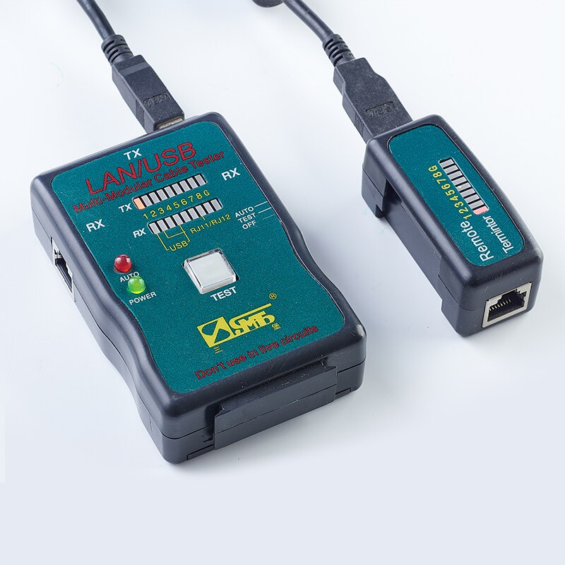 CT-168 Multi-modular Ethernet Lan Kabel Tester RJ11 RJ12 RJ45 USB BNC Kabel Tester