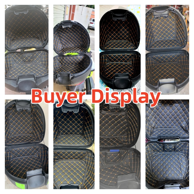 Forro para maletero de motocicleta, caja de equipaje trasera, almohadilla insonorizada de cuero adecuada para SHAD SH48 SH59 SH33 SH26 SH29 SH45 SH40 SH39