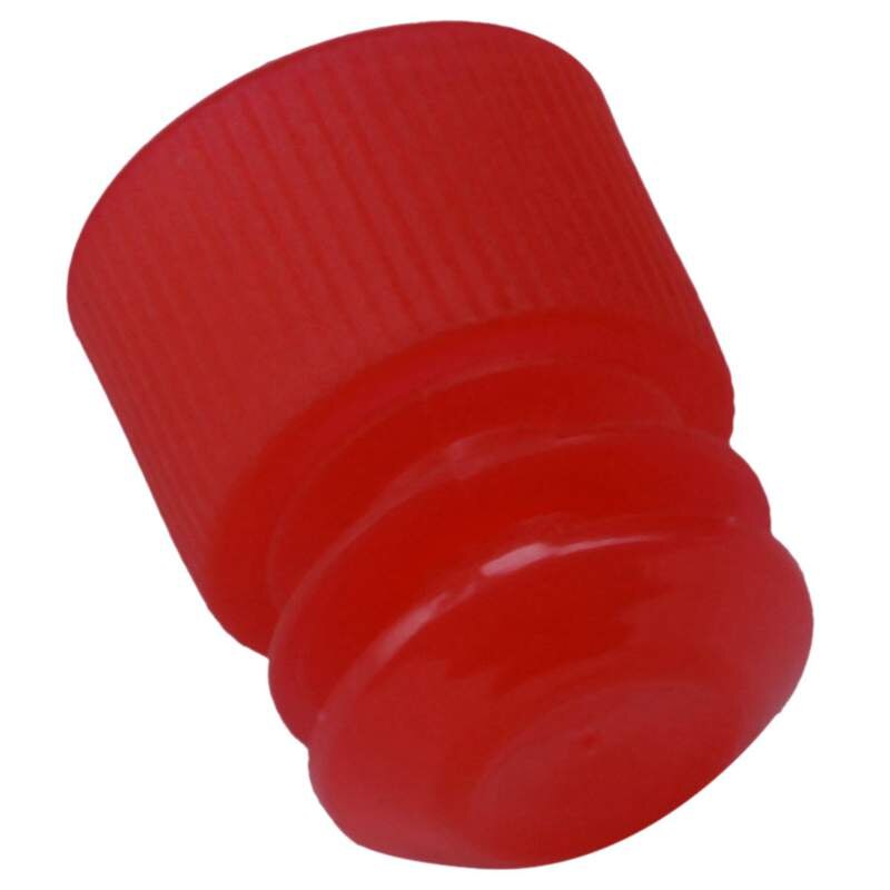 20 stykker 60 * 12mm plastic centrifugerør plastik prøverør med skruehætte (rød)