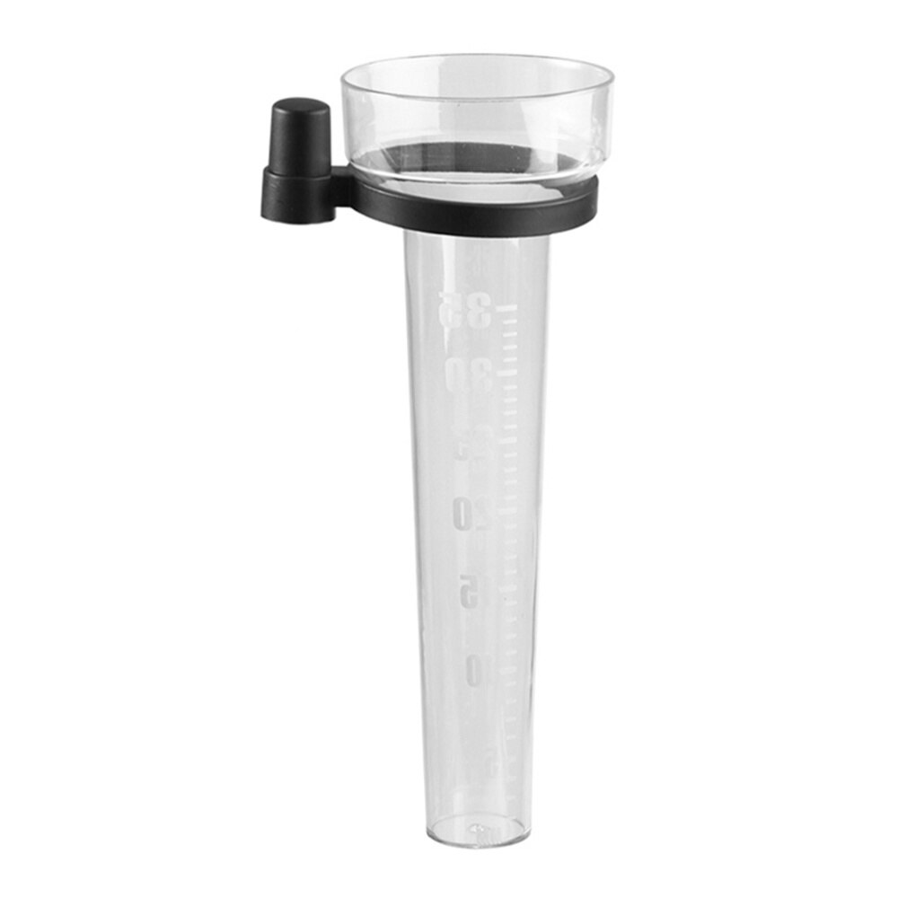 Pluviomètre En Plastique Transparent Avec Support – Capacité 35 Mm, Hauteur 24,5 Cm, Facile à Lire, Pour Jardin Et Balcon