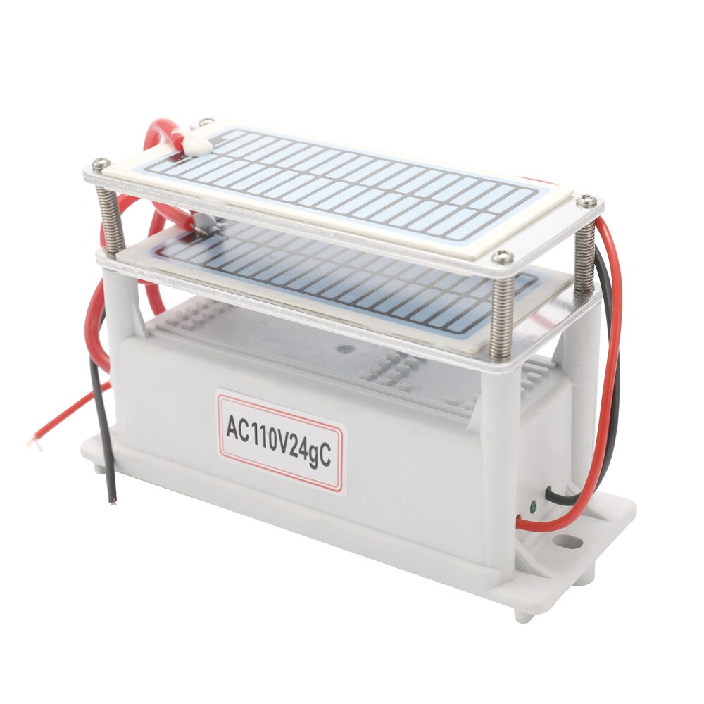 Portable Ceramic Ozone 24g Generator Long Life Two Ozone Tablets Integrated Plate Air Water Purifier Ozonizer Easy for DIY Use