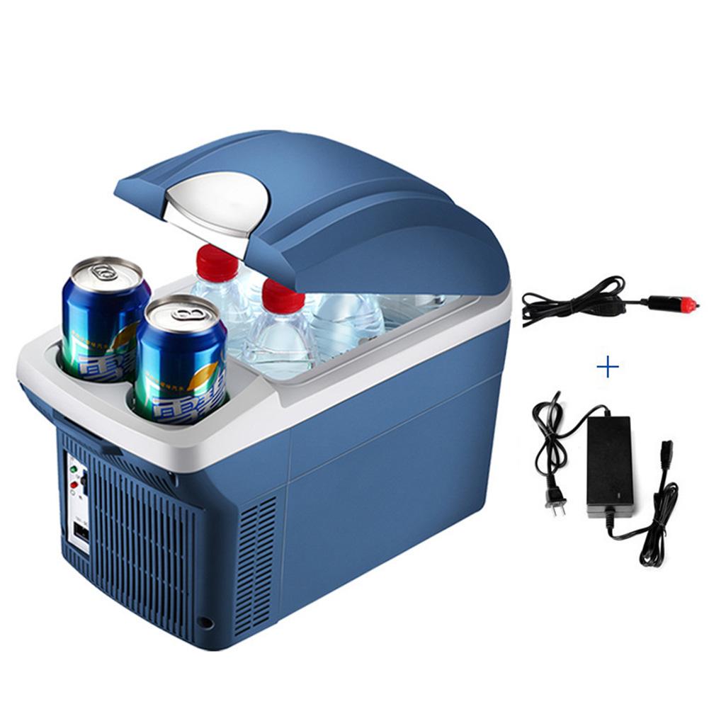 8L mini Frigo Portatile di Raffreddamento e Riscaldamento Frigoriferi Congelatore scatola di Isolamento A Doppio Uso per auto casa ufficio Esterna di picnic di Viaggio: car home use