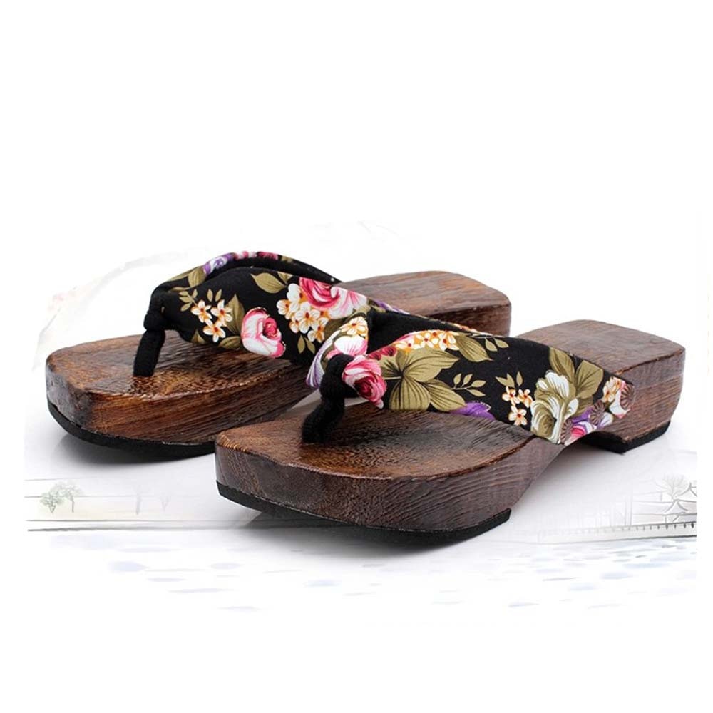 Sagace platform træ sommer sandaler sommer sko træsko træ sommer hjemmesko kvinder flip flops sko kvinder