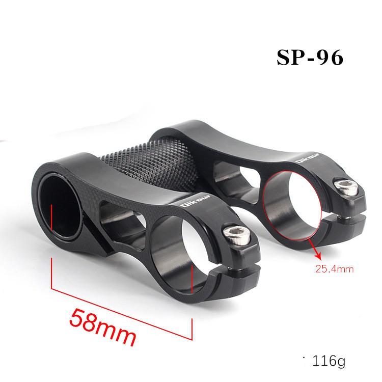 QICYCLE – pièces de vélo électrique pliable EF1, hauteur de guidon modifiée, ajouré, matériau en alliage ultra-léger plus long: 58mm black