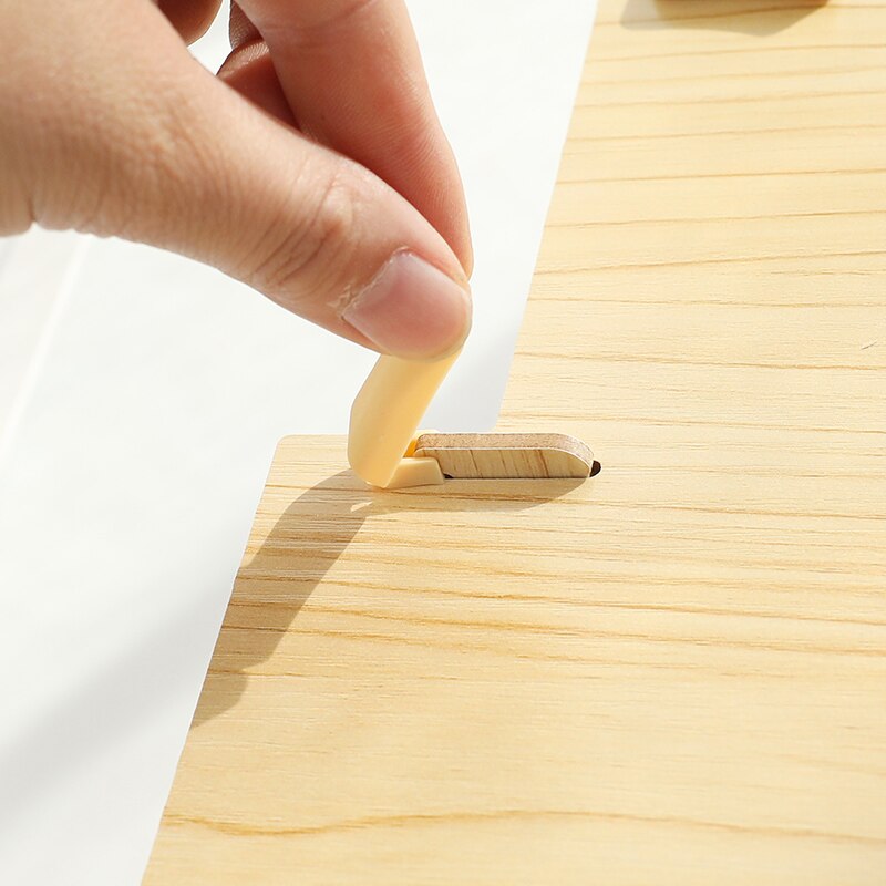 wood pen holder Office sundry sorting box table top cosmetic storage container stationery