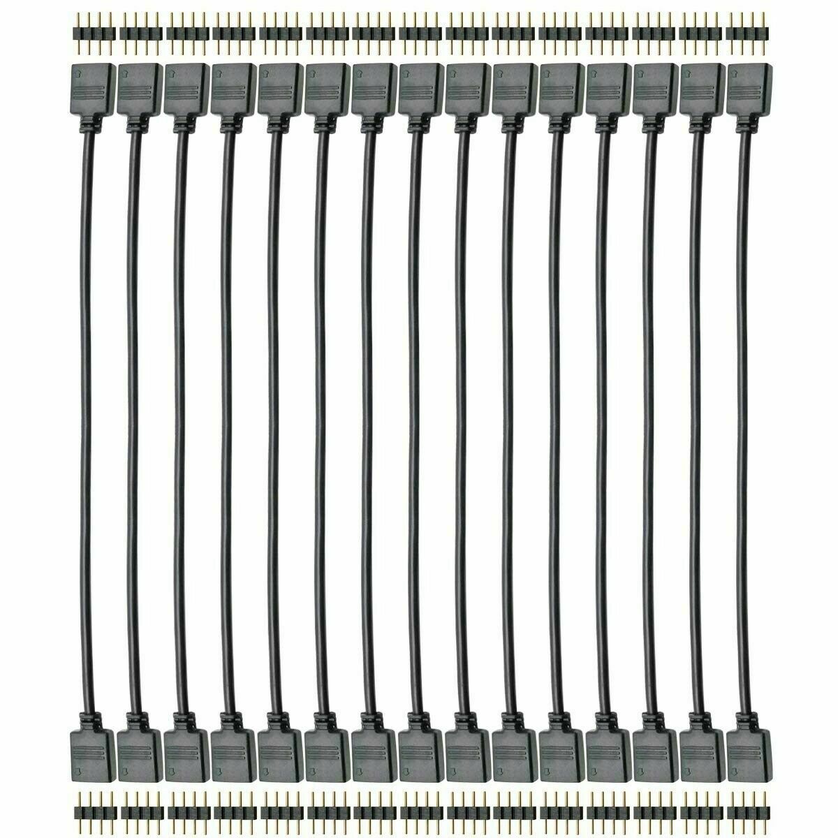 5050 4-Pin RGB LED Strip Light Connector Kit with T/L-Shaped Strip Jumpers Strip Clips Wire Connection Terminal Splice LED Strip: 5050 10mm 45pcs