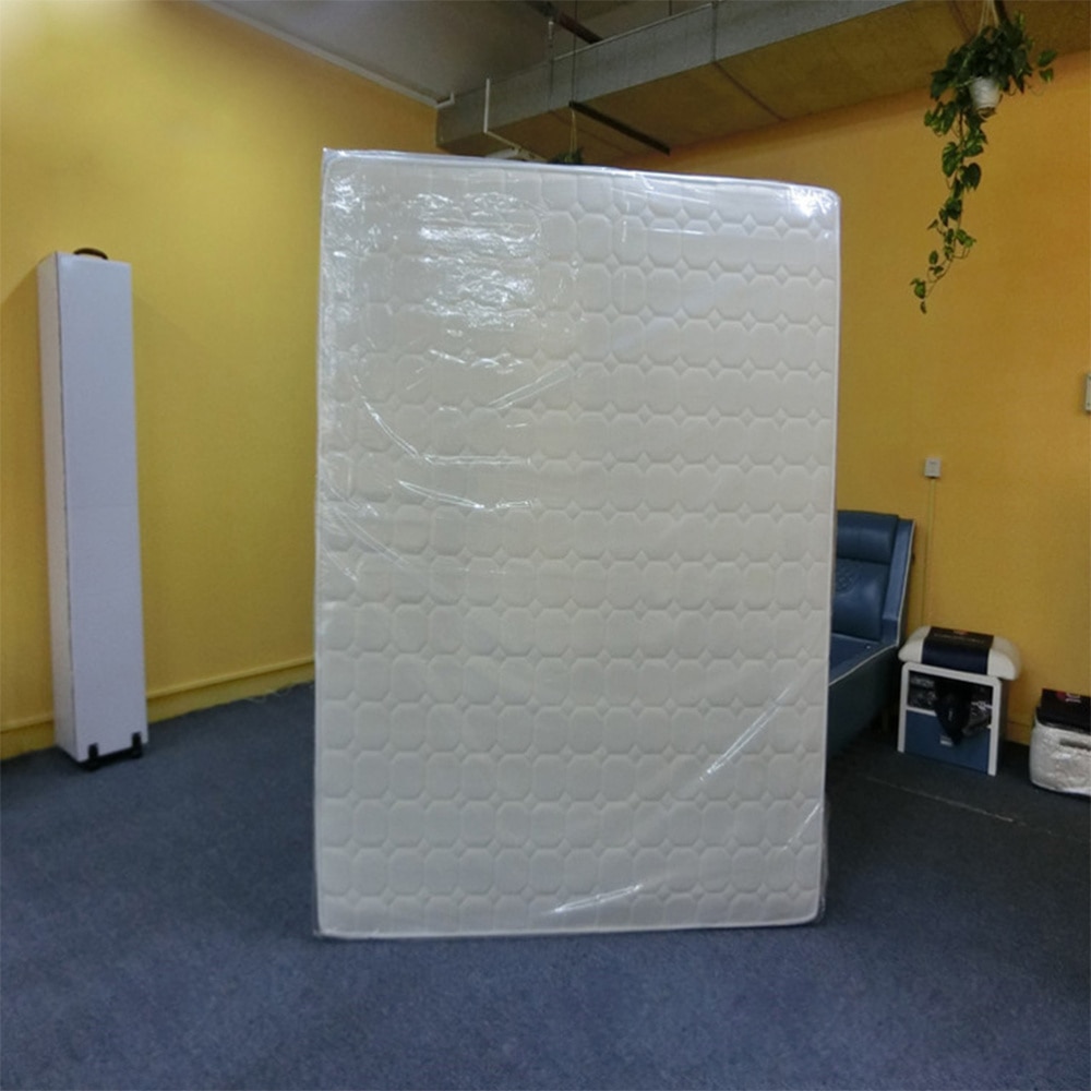1Pc Plastic Film Matrashoes Eenvoudige Tranparent Matras Mouw Cover Topper Voor Home Shop Hotel Plastic Film Matrashoes