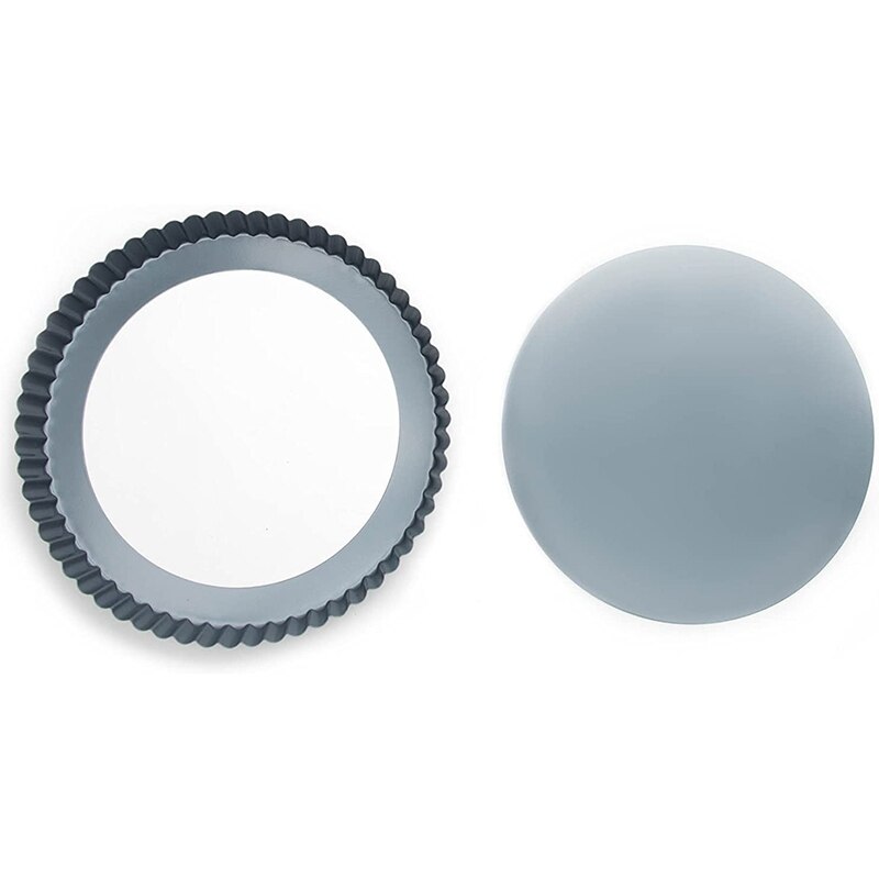 Removable Bottom Non-Stick Tart and Quiche Pan, Diameter,Loose Bottom Quiche Pan