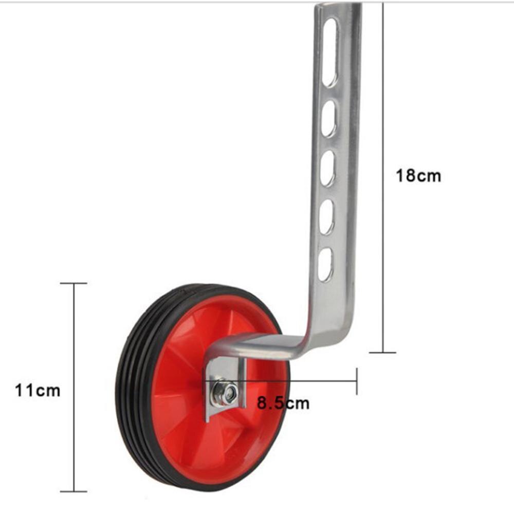 Children Bike Training Wheels Heavy-Duty Bracket Adjustable Rear Wheel for 12/14/16/18/20-Inch Frame Bicycle Accessories