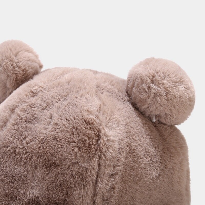 Cappello da pescatore giapponese carino peloso orecchio coda giovane donna studente Qiu dong ispessimento bacino di cappello caldo