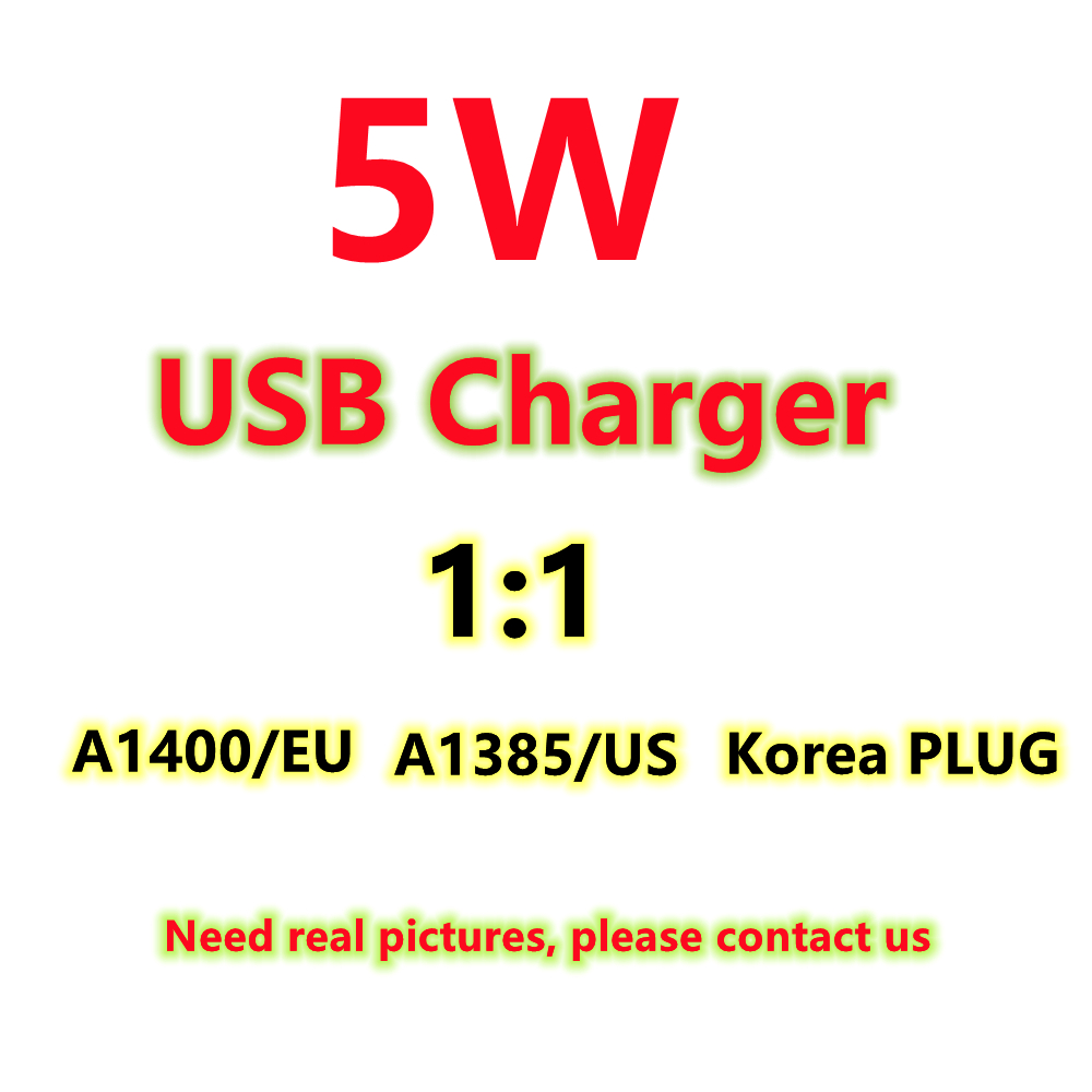 10 stück/set original-netzteil mit 1:1 eu us-, uk- und kr-steckern sowie  a1400 a1385 a1399 usb-steckern, inklusive verkaufsverpackung