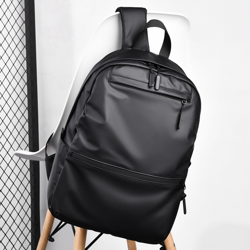 Fashionable Backpack Large Capacity Laptop Bag Waterproof Fabric Lightweight Shoulder Bag Casual Backpack