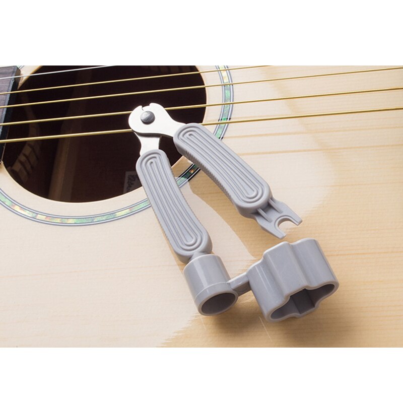 Newly Guitar Strings Changing Tool Pull Strings Cutter Coiler Multifunctional Tool