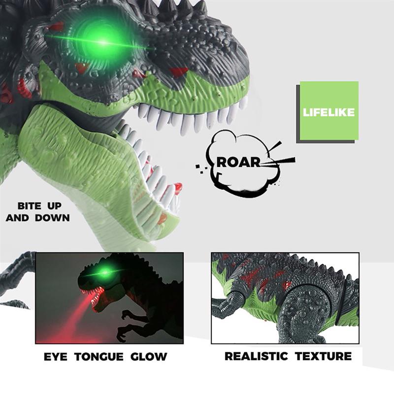 Grand dinosaure à Spray, tyrannosaure Rex, jouet électrique, modèle Animal en marche, télécommande, jouets pour enfants,