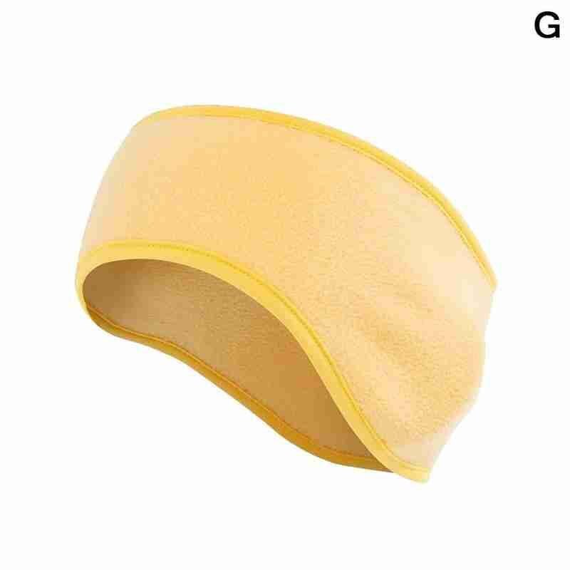 Diadema elástica deportiva para correr, orejeras, resistente al viento, banda para el pelo de lana cálida, para correr al aire libre, esquiar