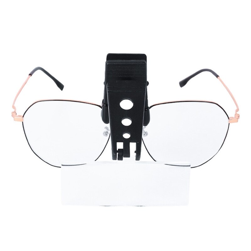 Cap Clip on Magnifying Glass Clip-on Magnifier 1.5x 2.5x 3.5x Flip-Up Glass Compatible with Surgical Laboratory Rapair