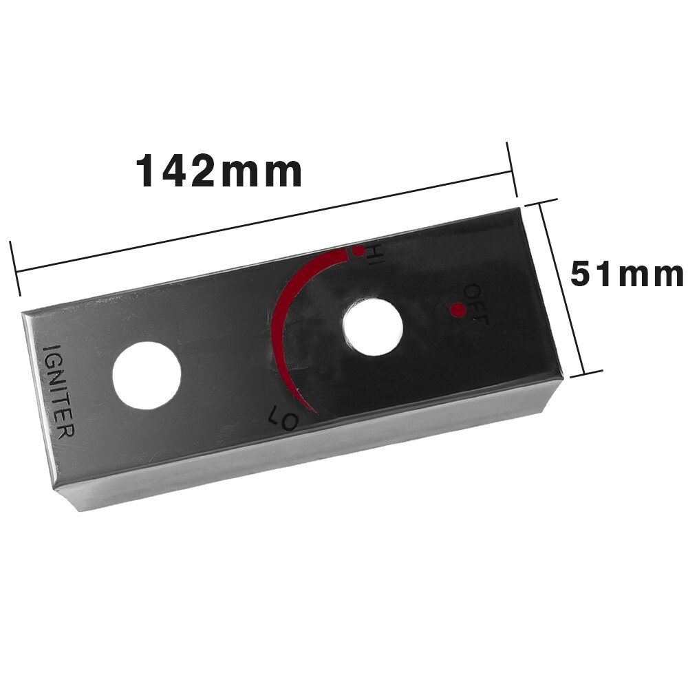 Aarde Ster Rechthoek Propaan Kachel Bedieningspaneel Rvs Gas Valve Controller Board