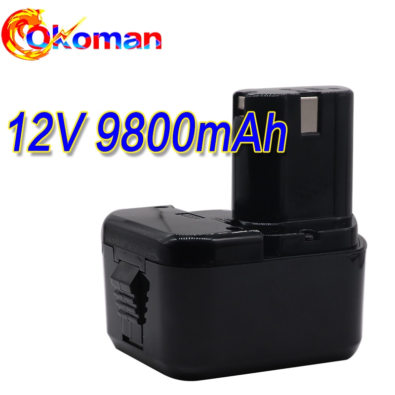 For Hitachi EB1214S DS12DVF3 Rechargeable Battery 12V 9800mAh Ni-CD Cordless Drill Batteria for EB1212S EB1220BL EB1214L EB1230