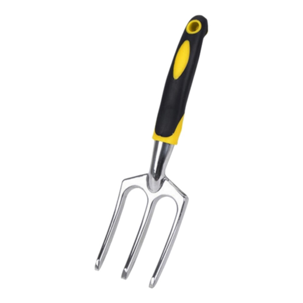 Heavy Duty Garden Hand Fork w/ Ergonomic Comfort Grip for Planting Transplanting