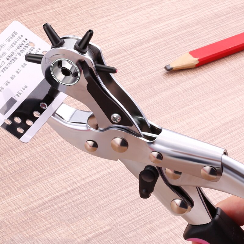 Locher Gürtel Leder Gürtel Locher Zange Öse Drehen NäHenne Maschine Tasche Setter Werkzeug Armbinde Haushalt Gurt Leder DIY