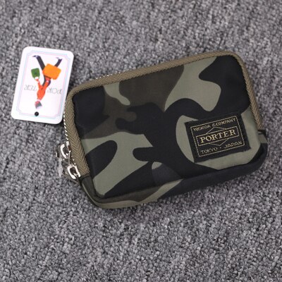 Men Wallet Nylon Cloth Short Wallet Female Handbag Casual Women Wallets Youth Purse: camouflage