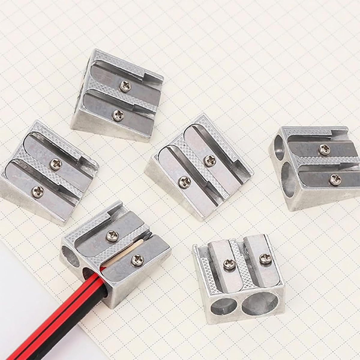 Magnesium Puntenslijper, Kum Magnesium Puntenslijper, Kum 2 Gaten Puntenslijper Magnesiumlegering Wigprofiel, Metalen Pen