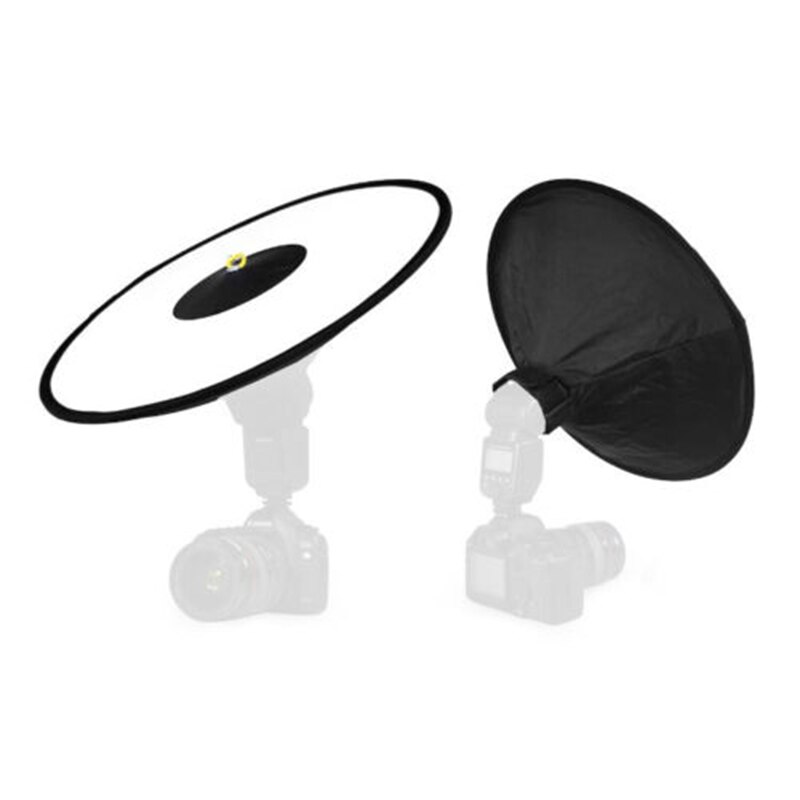 Difusor de anillo Macro plegable para fotografía, caja difusora de Flash cónico de 17 pulgadas
