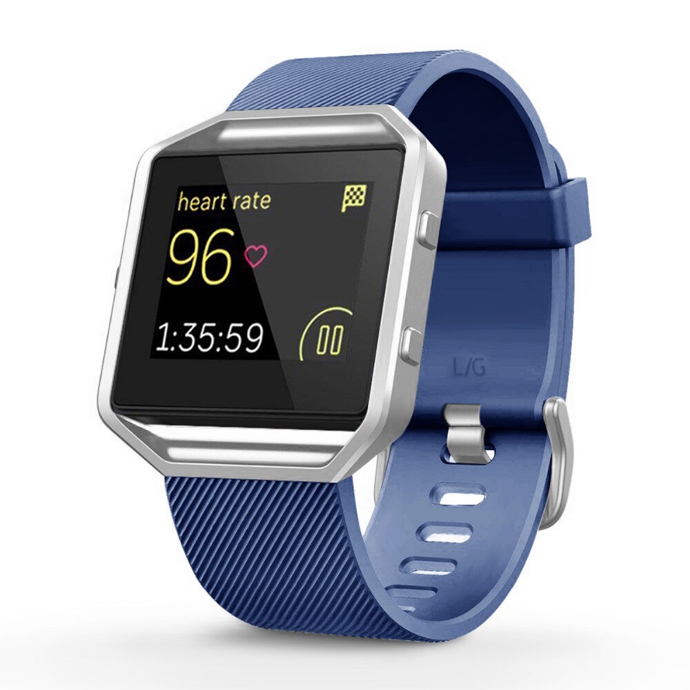 Silicone Rrubber Strap Watchband for Fitbit Blaze Band Replacment Wristband Belt for Correa Fitbit Blaze Bracelet Small Large