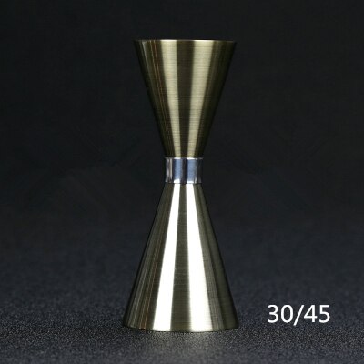 Japanse maatbeker gereedschap barmaat cocktailmaatje bargereedschap baraccessoires en handig eenvoudig: Brons 30-45ml