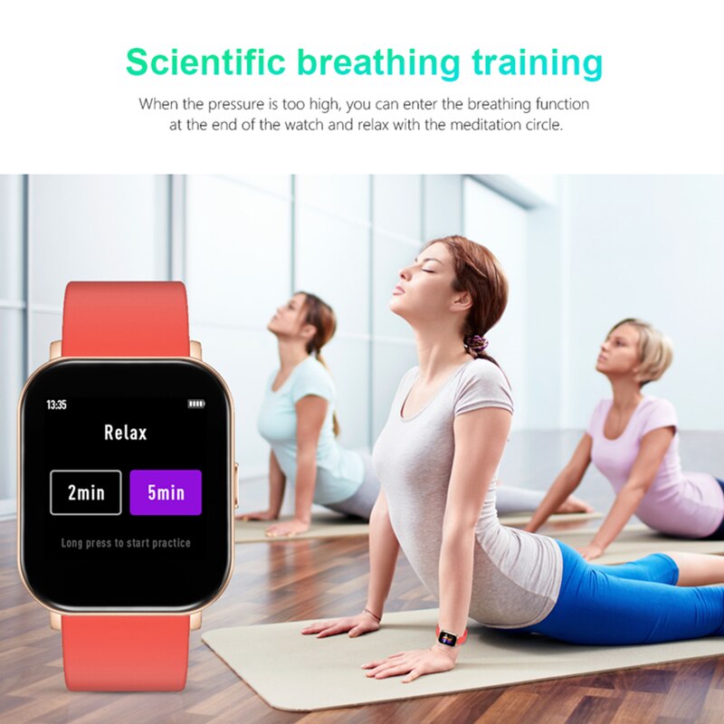 Bluetooth horloges fitness tracker lichaamstemperatuur hartslagmeter metronoom sportarmband smartwatch  r66