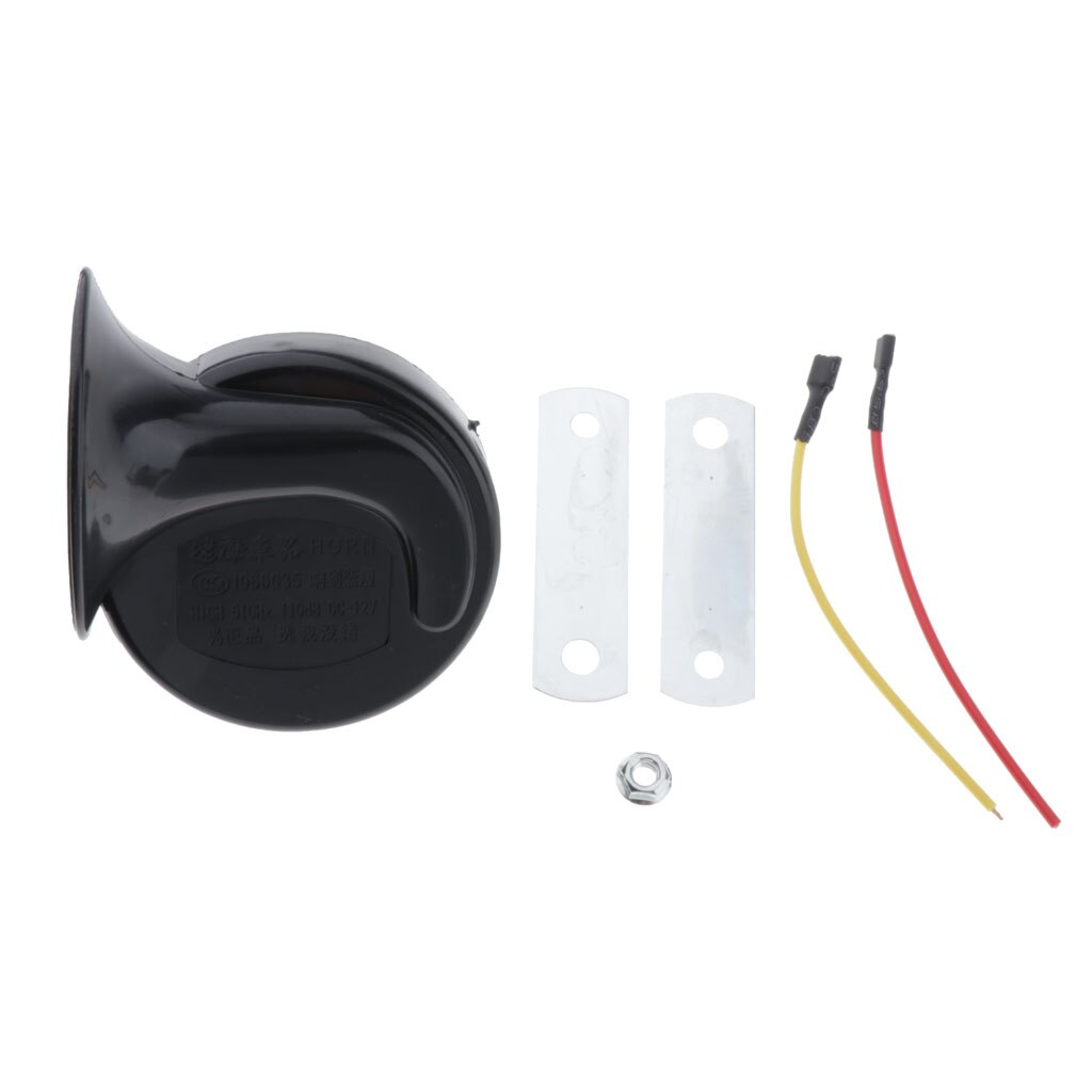 Motorcycle Vehicle Power assisted Electric Vehicle 410Hz Snail Horn High 60V: 12V