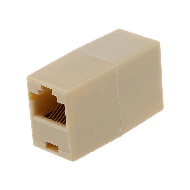 10 × CAT5 RJ45ネットワークケーブルエクステンダープラグカプラージョイナーットスプリッタコネクタアダプタ