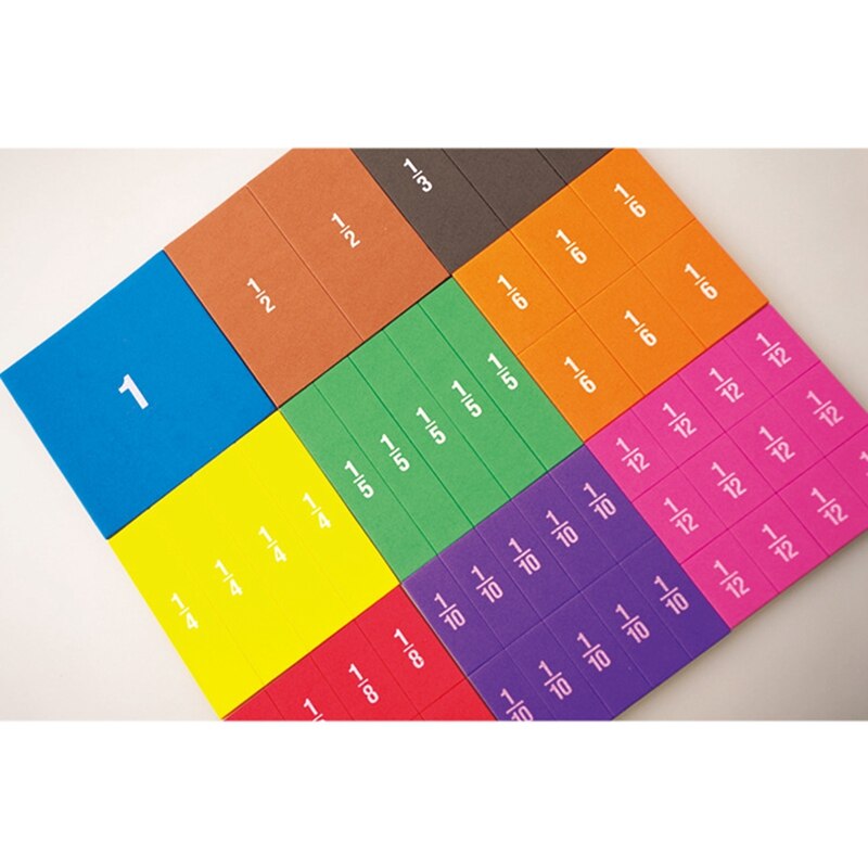 Magnetische Regenboog Fractie Tegels Vroege Educatief Math Speelgoed Kinderen Leren Educatief Speelgoed Voor Kinderen